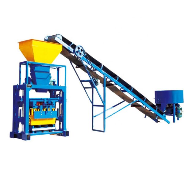 Simple Semi Automatic QT40-1 Moulding Hollow Block Making Machine