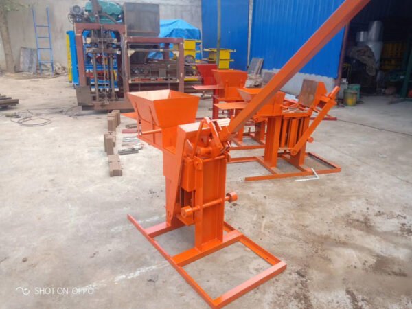 Manual Type QTS2-40 Clay Brick Making Machine