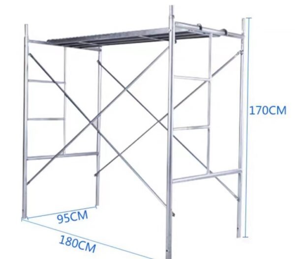 Q235/Q355 Steel Mobile a Frame Scaffold Mason Walk Through Steel H Frame Scaffolding - Image 2